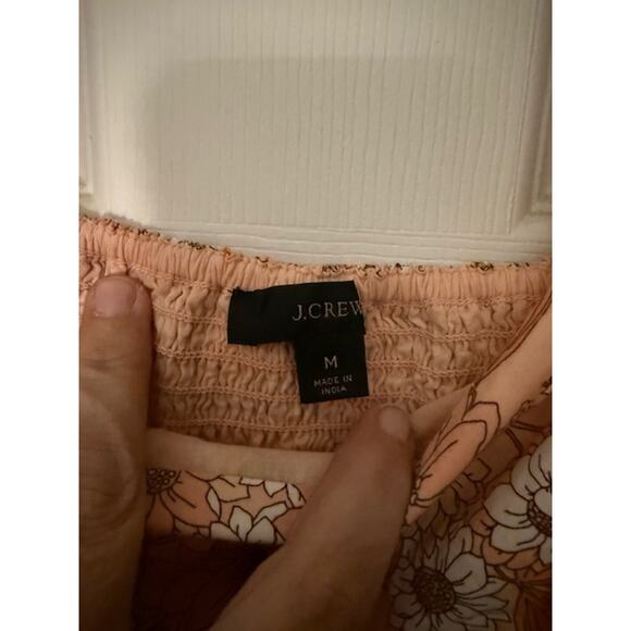 Pink Floral J. Crew Dress Size Medium - Picture 2 of 7